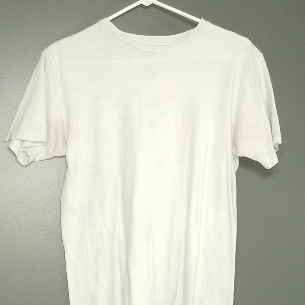 Plain White Short-Sleeve T-Shirt